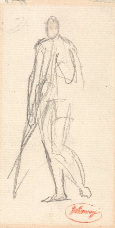 Sketch for a Portrait of a Standing Man by George Romney